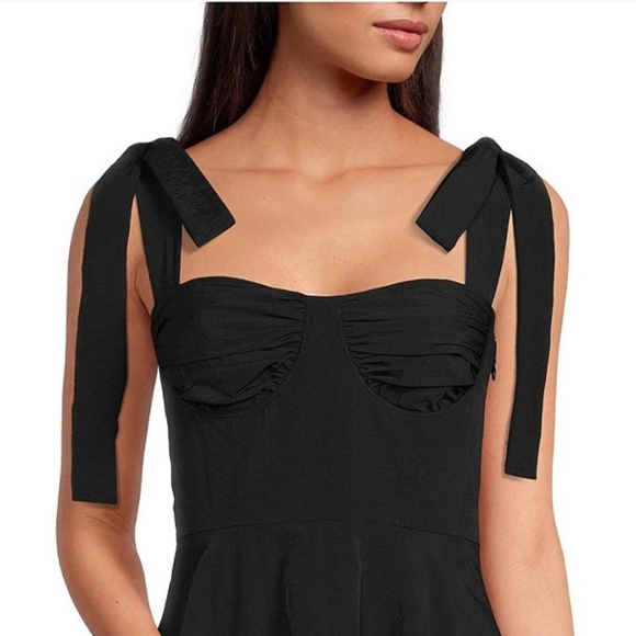 Gianni Bini Everly Bustier Sweetheart Neck Sleeveless Tie Shoulder A-Lin… - Picture 3 of 10